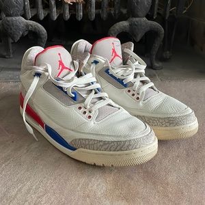 COPY - Air Jordan Retro III 3 Red, White and Blue Size 12
